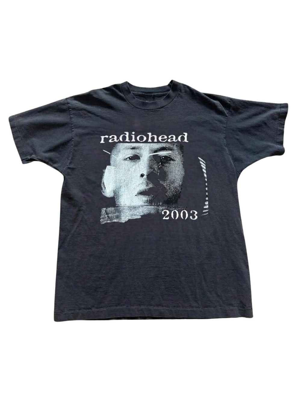 Gildan Radiohead 2003 Black Graphic Band Tee
